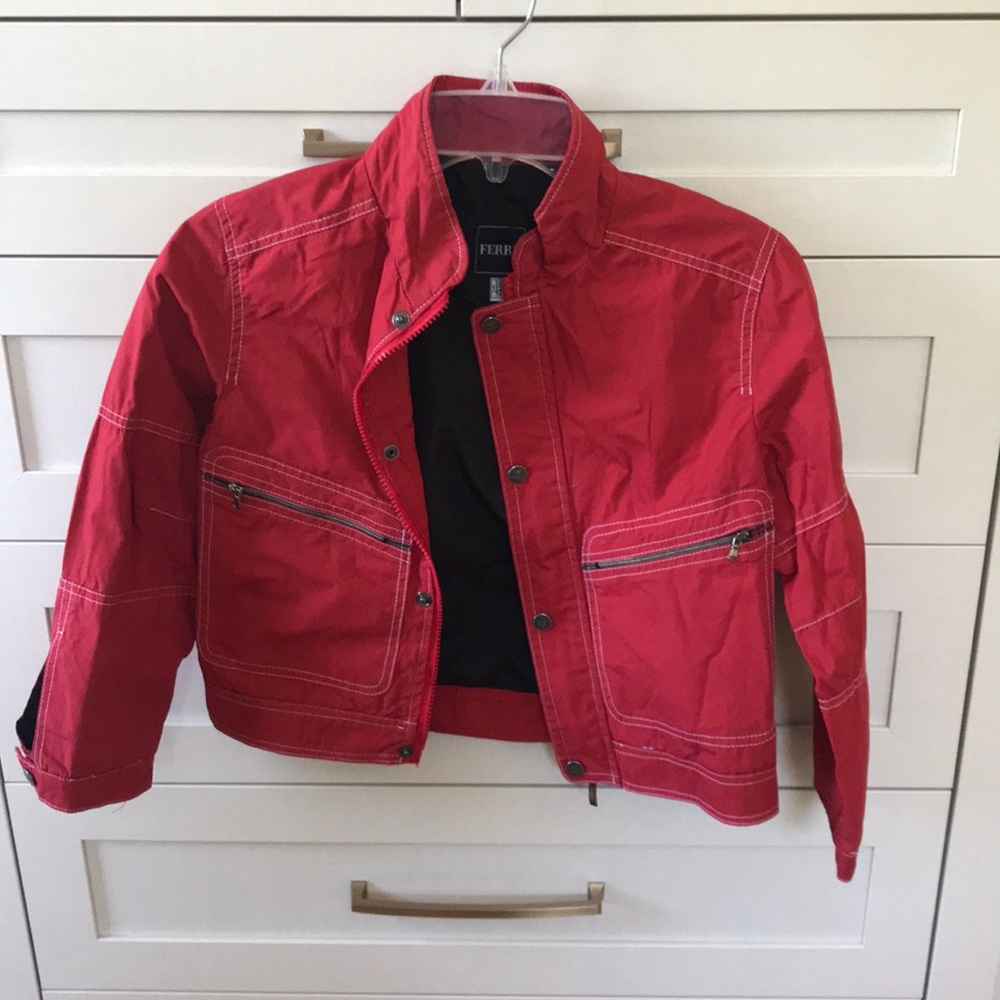 Ferre boys windbreaker / raincoat jacket - size 7